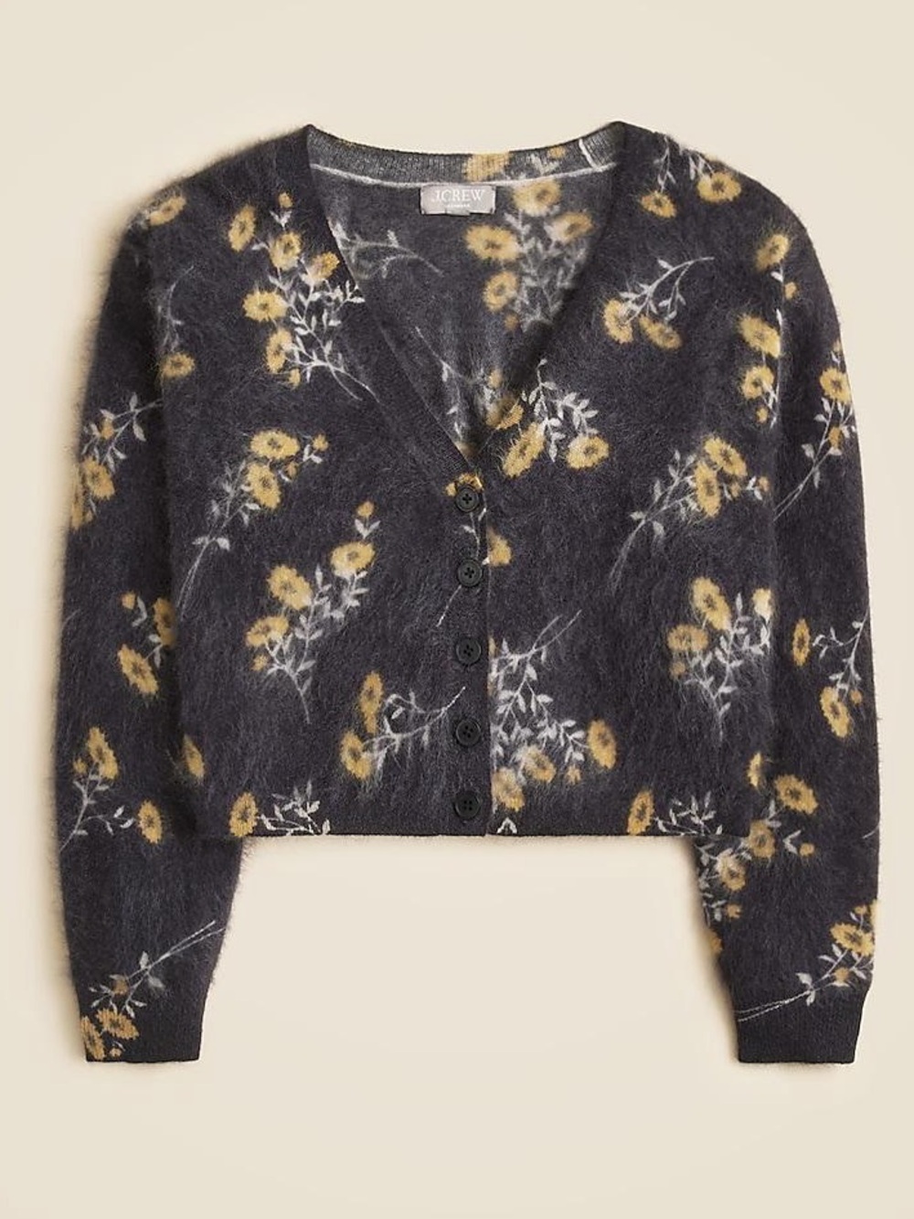 100% Cashmere Equipment Floral Cardigan